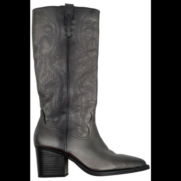 Crown Vintage Women's Sila Western Boot Charcoal - Medium - Picture 1 of 2
